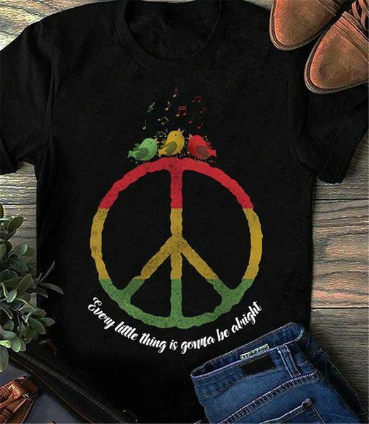 hippie three birds every little thing is gonna be alright t shirt black men s6xl retro o neck tee shirt
hippie three birds every little thing is gonna be alright t shirt black men s6xl retro o neck tee shirt