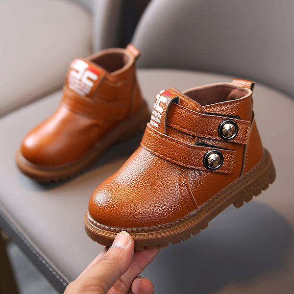 children casual shoes autumn winter martin boots boys shoes fashion leather soft antislip girls boots sports shoes size 21-30, Black;grey
children casual shoes autumn winter martin boots boys shoes fashion leather soft antislip girls boots sports shoes size 21-30, Black;grey