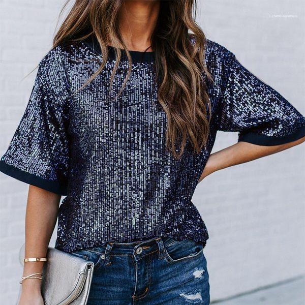 panelled t-shirts casual short sleeve scoop neck t-shirts clothing for womens summer womens t-shirts fashion sequins, White
panelled t-shirts casual short sleeve scoop neck t-shirts clothing for womens summer womens t-shirts fashion sequins, White