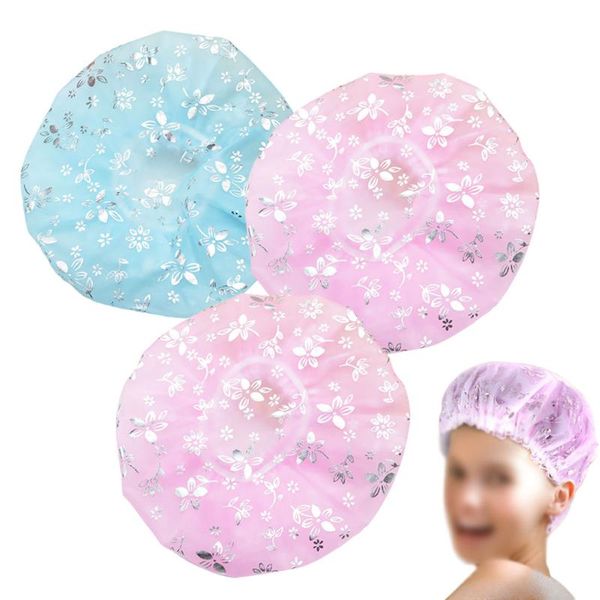 shower caps 1pc bath spa women waterproof elastic plastic hat bathing bathroom hats accessories
shower caps 1pc bath spa women waterproof elastic plastic hat bathing bathroom hats accessories