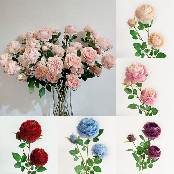 3 heads artificial flowers peony bouquet silk flowers bridal bouquet fall vivid fake rose for wedding home party decor
3 heads artificial flowers peony bouquet silk flowers bridal bouquet fall vivid fake rose for wedding home party decor