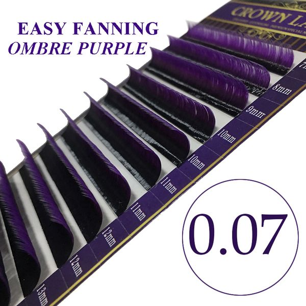 false eyelashes crownlash 0.07 dual color black purple easy-fan volume lash self fanning double layers
false eyelashes crownlash 0.07 dual color black purple easy-fan volume lash self fanning double layers