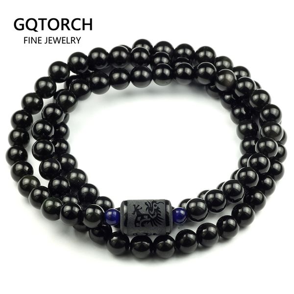 black rainbow obsidian natural stone couple multilayer beads strand bracelets & bangles for women and men y200810
black rainbow obsidian natural stone couple multilayer beads strand bracelets & bangles for women and men y200810
