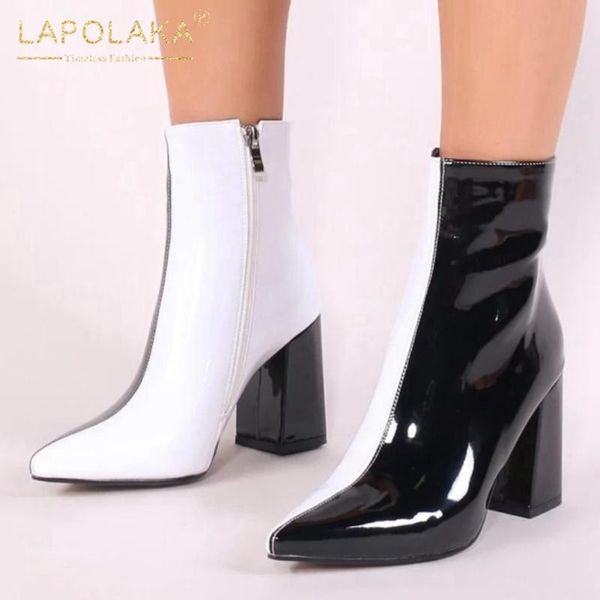 lapolaka 2020 fashion new big size 43 gradient color strange boots women shoes thick heels zip up spring autumn boots female, Black
lapolaka 2020 fashion new big size 43 gradient color strange boots women shoes thick heels zip up spring autumn boots female, Black