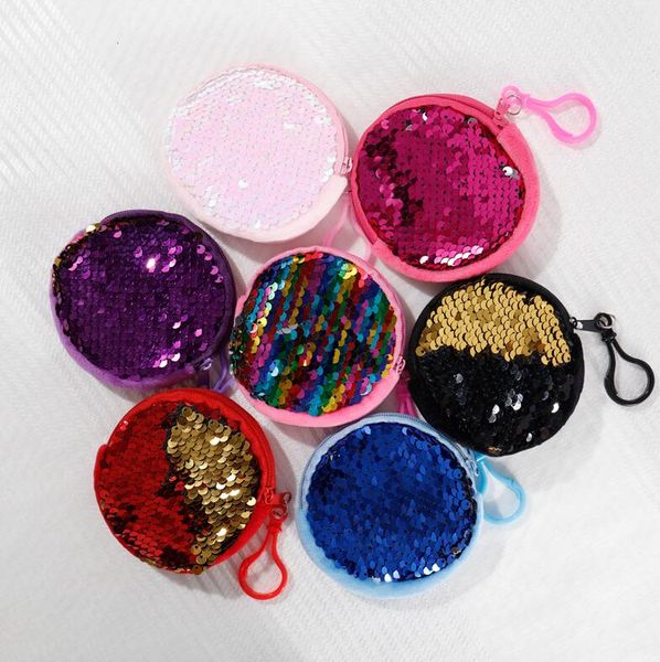 kids mermaid sequins coin purse wallets girls portable earphone keychain storage handbag totes children zipper clutch bags key case e9901, White
kids mermaid sequins coin purse wallets girls portable earphone keychain storage handbag totes children zipper clutch bags key case e9901, White