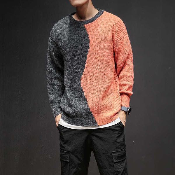men's sweaters autumn arrival 2021 winter 5xl men pullover double patchwork color male clothes 4xl knitted loose jumper 9051, White;black
men's sweaters autumn arrival 2021 winter 5xl men pullover double patchwork color male clothes 4xl knitted loose jumper 9051, White;black
