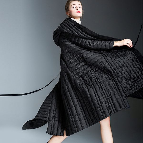 women's down & parkas lightweight jacket middle and long knee length hooded white duck winter large, Black
women's down & parkas lightweight jacket middle and long knee length hooded white duck winter large, Black