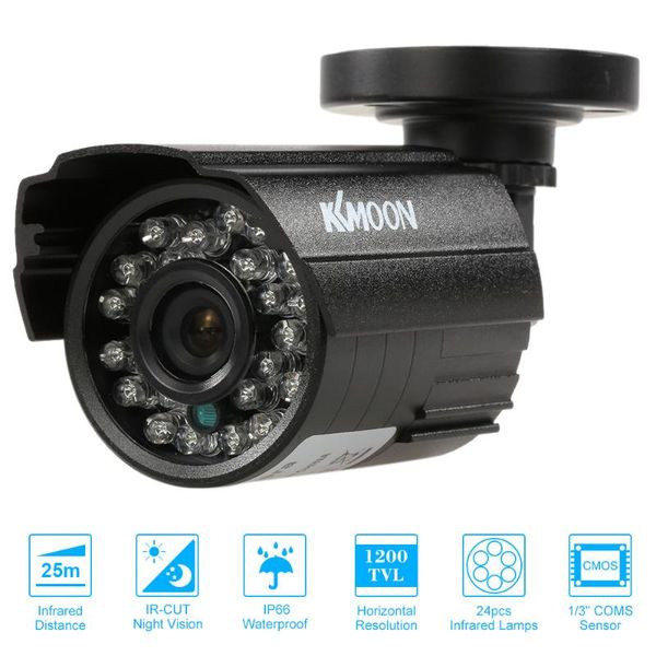 kkmoon 1200tvl cctv camera 24 ir lamps night vision 1/3 cmos ir-cut waterproof for home security pal system
kkmoon 1200tvl cctv camera 24 ir lamps night vision 1/3 cmos ir-cut waterproof for home security pal system