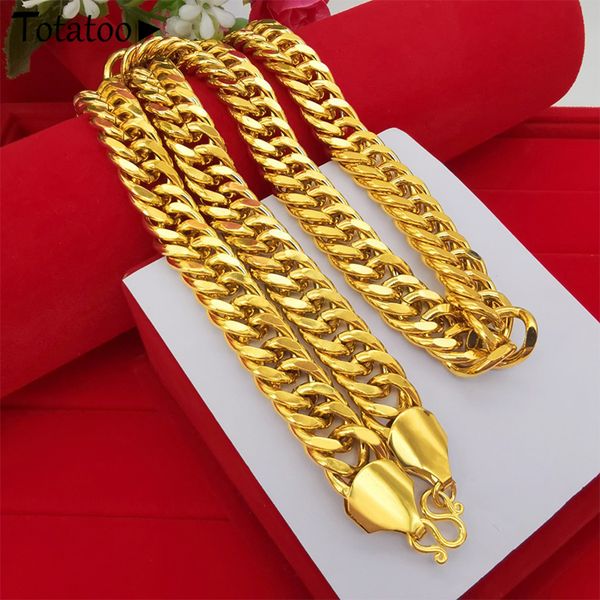 hip hop fashion accessories exquisite luxury men's flat chain thick gold plated necklace decorative imitation gold jewelry gifts, Silver
hip hop fashion accessories exquisite luxury men's flat chain thick gold plated necklace decorative imitation gold jewelry gifts, Silver