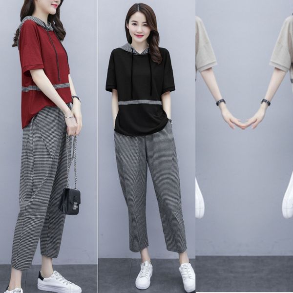 casual sweatshirt cotton and linen sportswear cotton and linen plaid suit women's summer new korean style loose hooded sweatshirt large, Gray
casual sweatshirt cotton and linen sportswear cotton and linen plaid suit women's summer new korean style loose hooded sweatshirt large, Gray
