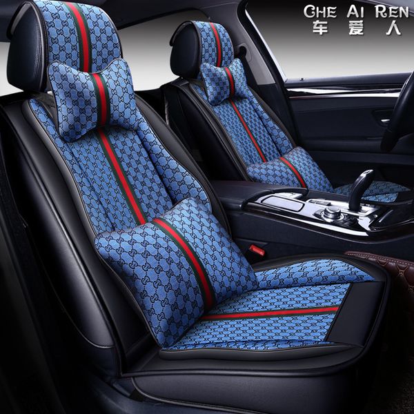 lunda brand embroidery 1set universal car seat covers fit most cars covers interior accessories protector car-styling (black/gray
lunda brand embroidery 1set universal car seat covers fit most cars covers interior accessories protector car-styling (black/gray