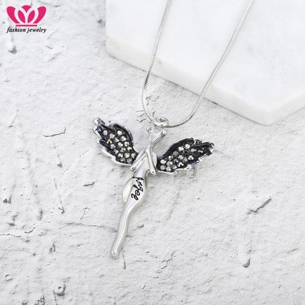 crystal wing fairy necklaces for women lovely angel silvery gold black pendant necklace luxury female jewelry gift 2020, Silver
crystal wing fairy necklaces for women lovely angel silvery gold black pendant necklace luxury female jewelry gift 2020, Silver