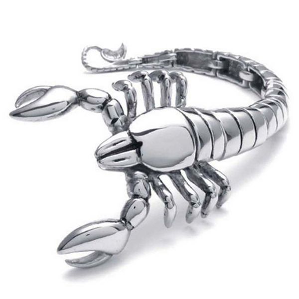 scorpion men bracelet stainless steel cuff bracelets bangles men jewelry accessories friends, Black
scorpion men bracelet stainless steel cuff bracelets bangles men jewelry accessories friends, Black