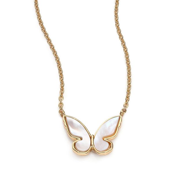 pendant necklaces wt-jn121 luxury brass gold color chain white shell butterfly neclace o-chain simple necklace, Silver 
pendant necklaces wt-jn121 luxury brass gold color chain white shell butterfly neclace o-chain simple necklace, Silver