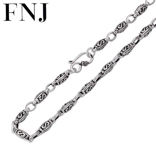 fnj s bamboo link chain necklace 925 silver 5mm 50cm to 65cm fine original s925 silver men necklaces for jewelry making
fnj s bamboo link chain necklace 925 silver 5mm 50cm to 65cm fine original s925 silver men necklaces for jewelry making