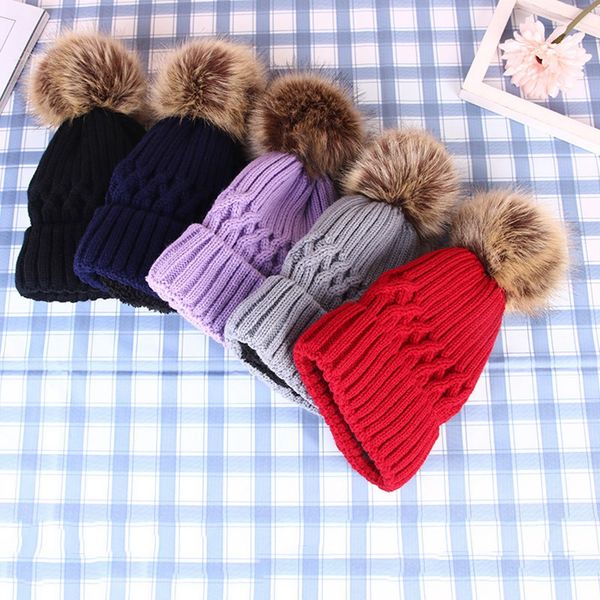 cute winter mom woman baby child crochet hat child girl boy wool ball fashion warm casual solid color knit cap, Blue;gray
cute winter mom woman baby child crochet hat child girl boy wool ball fashion warm casual solid color knit cap, Blue;gray