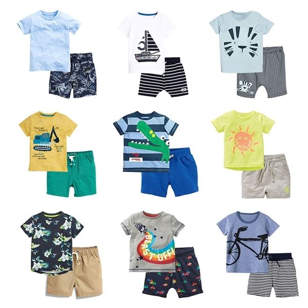 new 2020 brand 100% cotton summer 2pcs children clothing suit bebe kids short sleeve clothes set baby boys, White
new 2020 brand 100% cotton summer 2pcs children clothing suit bebe kids short sleeve clothes set baby boys, White