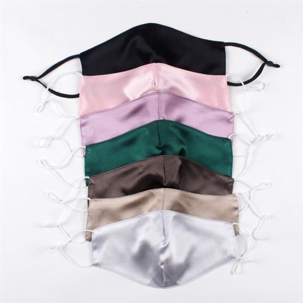 dhl summer ultra thin 19mm double silk face adjustable reusable designer sunscreen mouth mask washable dust cloth 7 colors
dhl summer ultra thin 19mm double silk face adjustable reusable designer sunscreen mouth mask washable dust cloth 7 colors