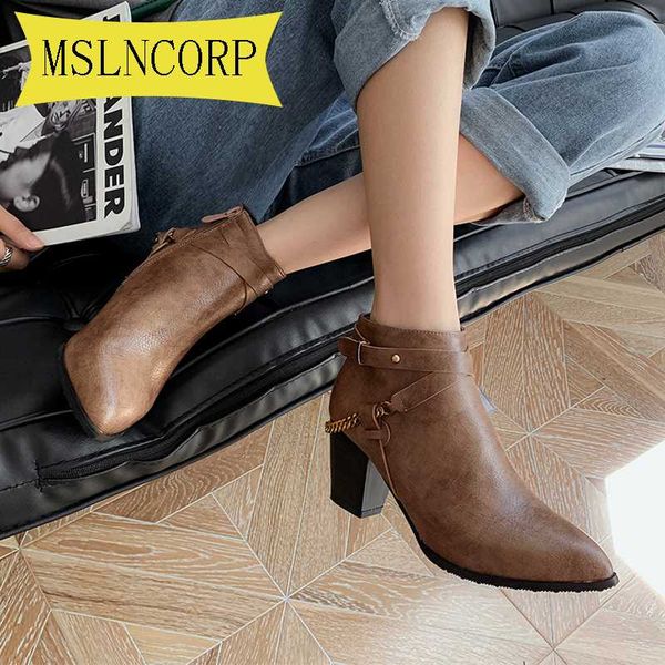 plus size 34-46 fashion women chains boots casual leather low high heels spring shoes woman pointed toe rubber ankle boots black
plus size 34-46 fashion women chains boots casual leather low high heels spring shoes woman pointed toe rubber ankle boots black