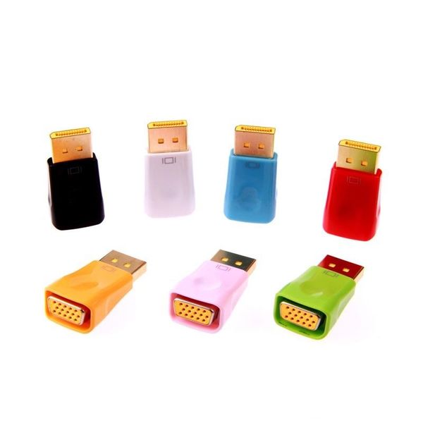 dp displayport to vga adapter convert displayport input signal to vga output signal dp male to vga female conversion black white pink red
dp displayport to vga adapter convert displayport input signal to vga output signal dp male to vga female conversion black white pink red