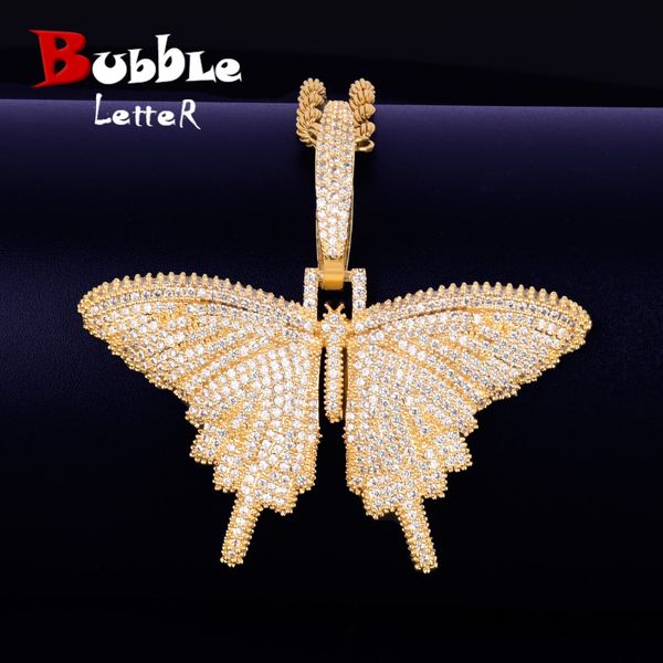 animal butterfly pendant necklace charm 4mmtennis chain & cuban chain gold color cubic zircon men's hip hop rock jewelry, Silver 
animal butterfly pendant necklace charm 4mmtennis chain & cuban chain gold color cubic zircon men's hip hop rock jewelry, Silver