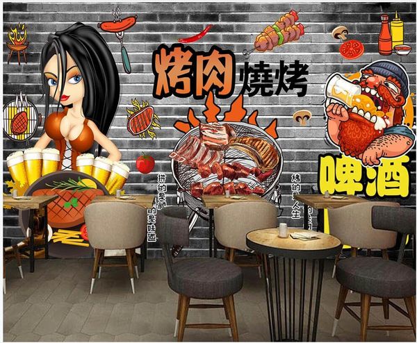 custom p mural 3d wallpaper hand painted brick wall barbecue beer restaurant room home decor 3d wall murals wallpaper for walls 3 d
custom p mural 3d wallpaper hand painted brick wall barbecue beer restaurant room home decor 3d wall murals wallpaper for walls 3 d