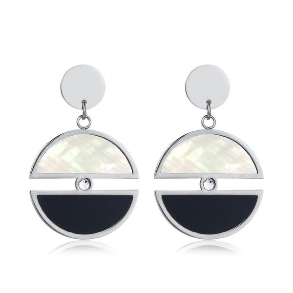 minimalism european style gold/silver color stainless steel earrings black ceramic & white shell fashion stud earrings for women, Golden;silver
minimalism european style gold/silver color stainless steel earrings black ceramic & white shell fashion stud earrings for women, Golden;silver