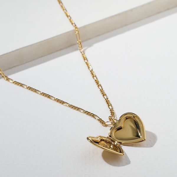 pendant necklaces trendy love heart locket thick chain gold for women vintage necklace fashion gift friend, Silver
pendant necklaces trendy love heart locket thick chain gold for women vintage necklace fashion gift friend, Silver