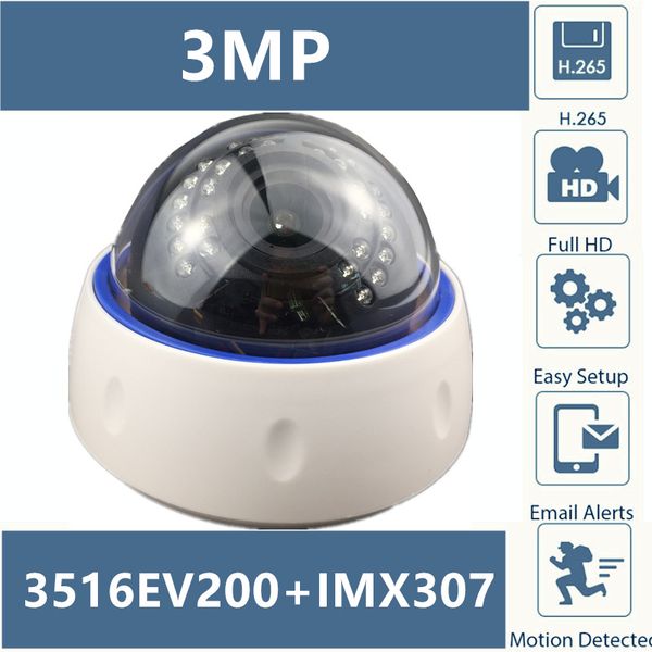 sony imx307+3516ev200 2.8-12mm manual zoom ip dome camera 3mp 2304*1296 h.265 low illumination 30 leds infrared onvif cms xmeye
sony imx307+3516ev200 2.8-12mm manual zoom ip dome camera 3mp 2304*1296 h.265 low illumination 30 leds infrared onvif cms xmeye