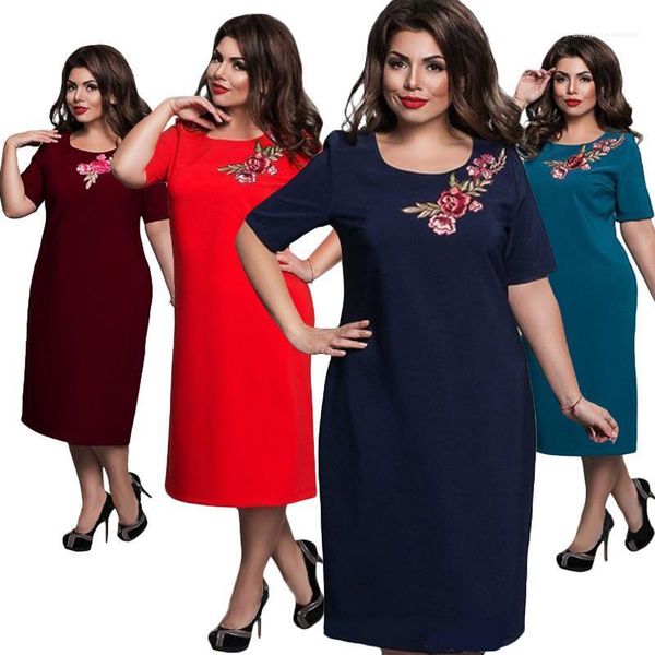 summer short sleeve print dress female clothing 2020 womens designer dress solid color loose plus size, Black;gray
summer short sleeve print dress female clothing 2020 womens designer dress solid color loose plus size, Black;gray