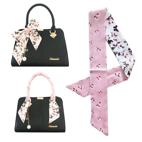 2020 new butterfly small floral print silk scarf black white pink bag scarves women head skinny scarf handle bag ribbon wrap, Blue;gray
2020 new butterfly small floral print silk scarf black white pink bag scarves women head skinny scarf handle bag ribbon wrap, Blue;gray