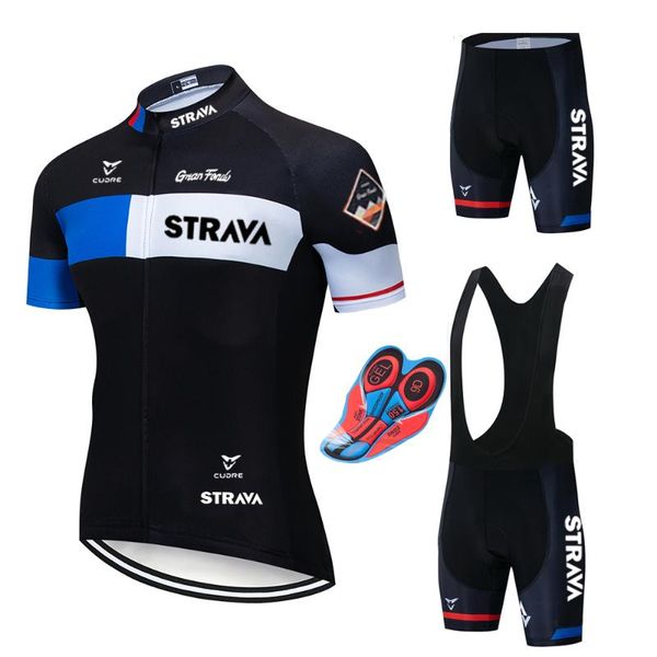 2020 new strava pro team summer cycling jersey set bicycle clothing breathable men short sleeve shirt bike bib shorts 9d gel pad, Black;blue
2020 new strava pro team summer cycling jersey set bicycle clothing breathable men short sleeve shirt bike bib shorts 9d gel pad, Black;blue