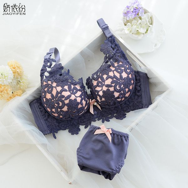 bras sets jyf brand lace women underwear set and b cup bra panty wire deep v embroidery lingerie push up, Red;black
bras sets jyf brand lace women underwear set and b cup bra panty wire deep v embroidery lingerie push up, Red;black