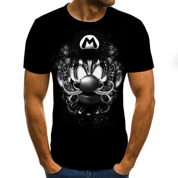 3d t -shirt o -neck printed 3d 3d print shirts kawaii oversized harajuku men clothing