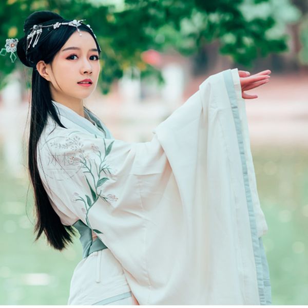 hanfu chinese style full set of ouble-wrapped gussets waist skirt wide sleeves super fairy elegant costume dress cosplay dresses, Black;red
hanfu chinese style full set of ouble-wrapped gussets waist skirt wide sleeves super fairy elegant costume dress cosplay dresses, Black;red