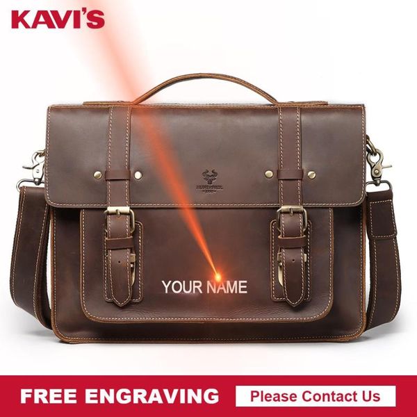 kavis engraving quality men bag genuine cow leather messenger bags luxury male business handbag men's laptravel hot
kavis engraving quality men bag genuine cow leather messenger bags luxury male business handbag men's laptravel hot