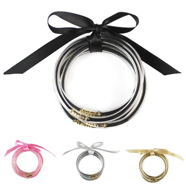 charm bracelets 5pcs/set women glitter filled silicone bracelet bowknot bangle party jewelry, Golden;silver
charm bracelets 5pcs/set women glitter filled silicone bracelet bowknot bangle party jewelry, Golden;silver