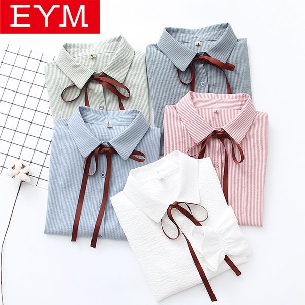 women's blouses & shirts bow striped blouse women 2021 autumn office lady casual art long sleeve shirt loose female blusas, White
women's blouses & shirts bow striped blouse women 2021 autumn office lady casual art long sleeve shirt loose female blusas, White