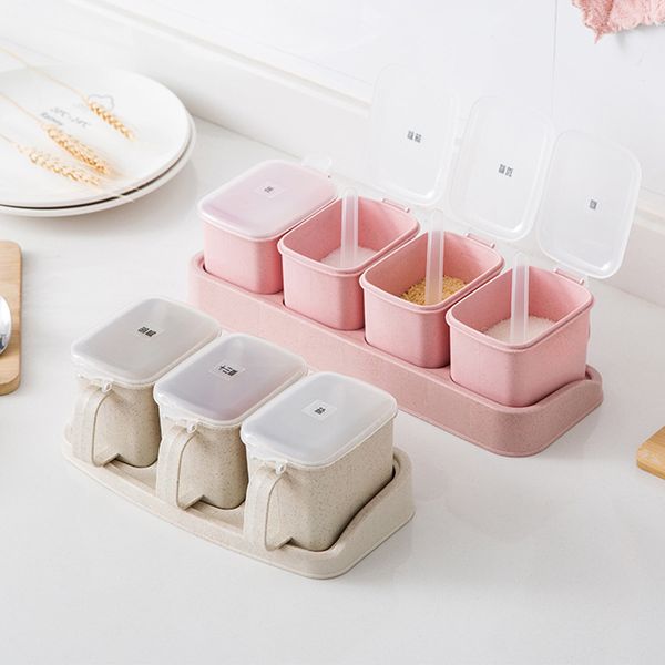 creative home wheat fiber seasoning box organizer adjustable multi-function home kitchen multi-grain storage box spice jar
creative home wheat fiber seasoning box organizer adjustable multi-function home kitchen multi-grain storage box spice jar