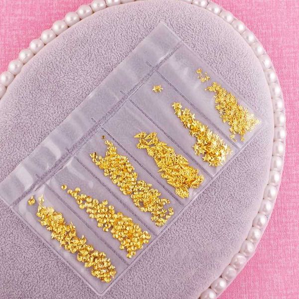 nail art decorations 6 grid/pack diy mixed metal frame hollow gold silver rivet triangle shell studs slider manicure, Silver;gold
nail art decorations 6 grid/pack diy mixed metal frame hollow gold silver rivet triangle shell studs slider manicure, Silver;gold