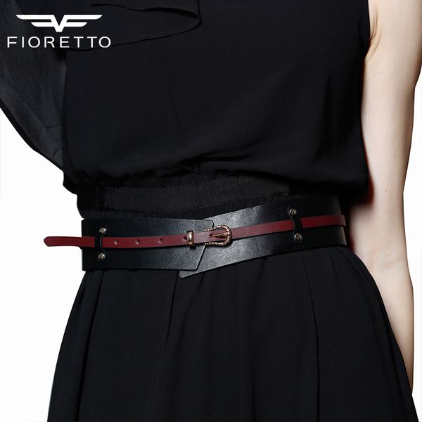 fioretto new women belts genuine leather belts elegant luxury cowhide leather belt for ladies evening dress waistband punk belt, Black;brown
fioretto new women belts genuine leather belts elegant luxury cowhide leather belt for ladies evening dress waistband punk belt, Black;brown