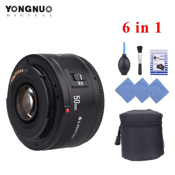 

yongnuo yn50mm f1.8 объектив yn ef 50mm f / 1.8 af объектива yn50 диафрагма автофокус для canon eos 60d 70d 5d2 5d3 600d камеры dslr