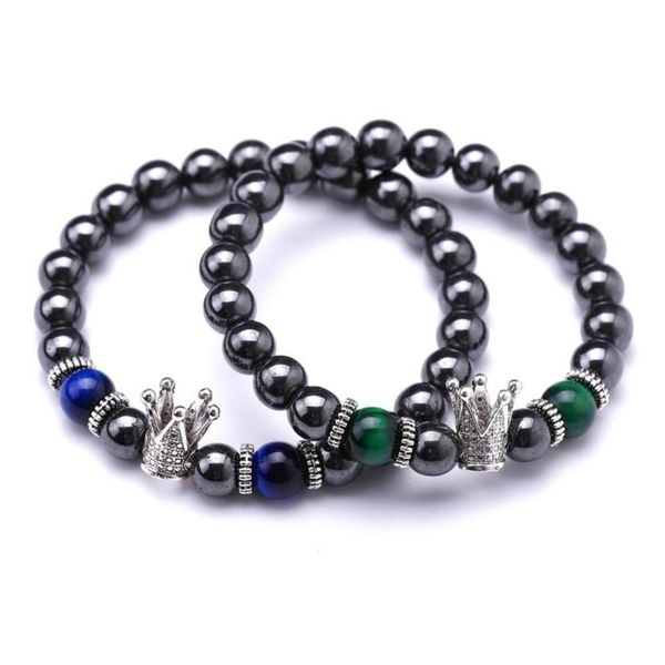 charm bracelets 6pcs natural stone tiger eyes bracelet green blue 8mm beads crown amulet meditation for jewelry making free, Golden;silver
charm bracelets 6pcs natural stone tiger eyes bracelet green blue 8mm beads crown amulet meditation for jewelry making free, Golden;silver