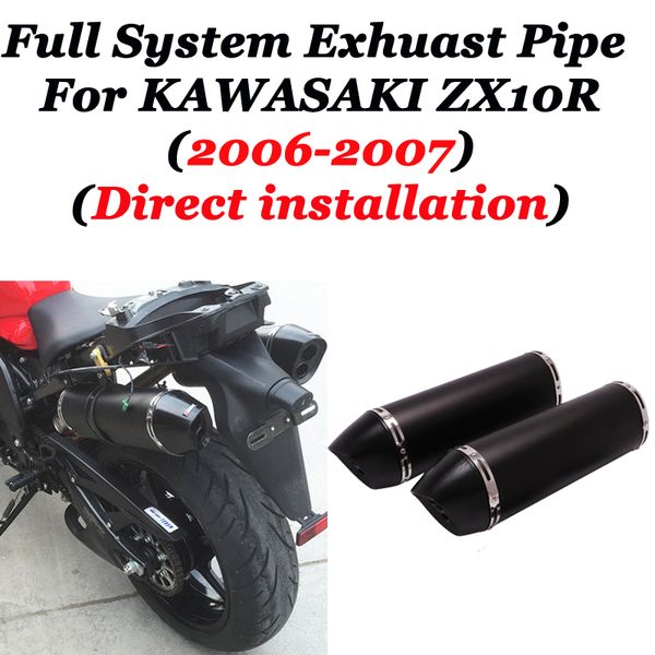 full system slip on for zx10r 2006 2007 motorcycle gp exhaust pipe escape moto modified left right 2 holes muffler
full system slip on for zx10r 2006 2007 motorcycle gp exhaust pipe escape moto modified left right 2 holes muffler