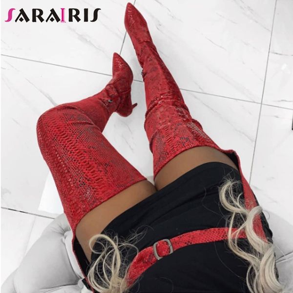 sarairis новой моды красные ботинки пряжки ремня ремень сапоги змеиной остроконечные toe супер тонкий высокие каблуки длинные bottine femme, Black
sarairis новой моды красные ботинки пряжки ремня ремень сапоги змеиной остроконечные toe супер тонкий высокие каблуки длинные bottine femme, Black