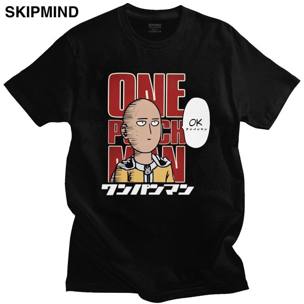 funny one punch man t-shirt men's short sleeve cotton strongest hero saitama sensei tshirt anime manga tee shirts fan clothing
funny one punch man t-shirt men's short sleeve cotton strongest hero saitama sensei tshirt anime manga tee shirts fan clothing