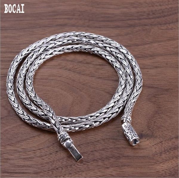 100% solid silver s925 silver vintage craft men's thai fashion weaving rope necklace
100% solid silver s925 silver vintage craft men's thai fashion weaving rope necklace