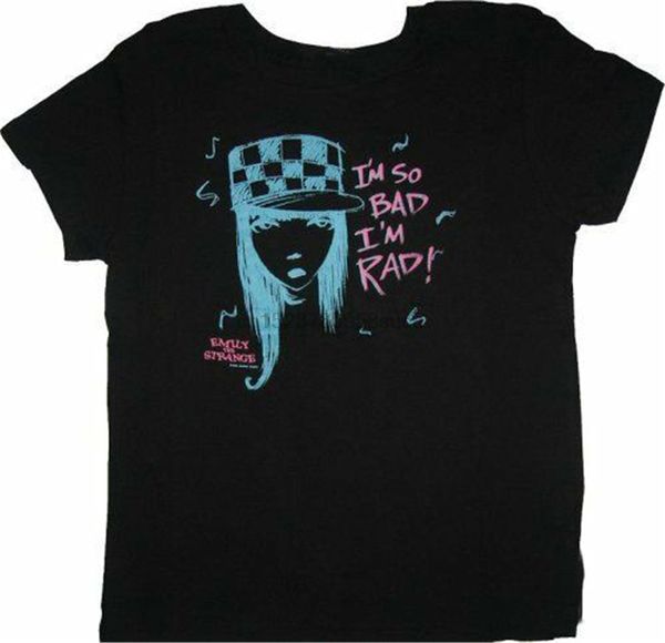 juniors womens black emily the strange character im so bad im rad shirt tee new fashion tee shirt
juniors womens black emily the strange character im so bad im rad shirt tee new fashion tee shirt
