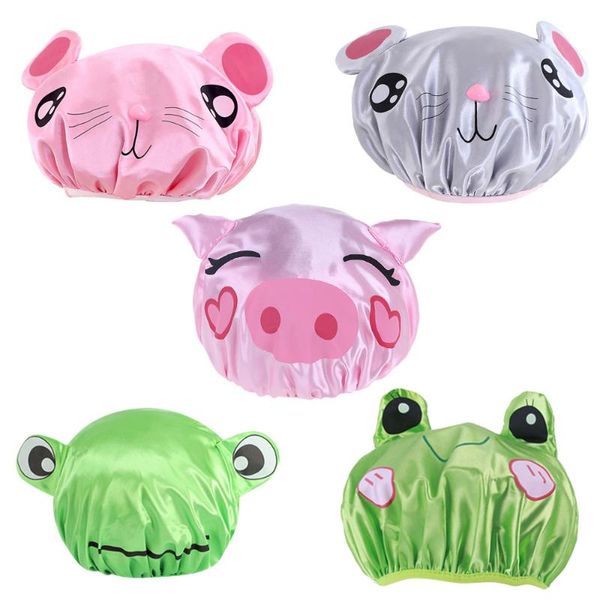 shower caps 1pc double-layer baby pvc waterproof cartoon little mouse and cap satin bathing hat for children kids
shower caps 1pc double-layer baby pvc waterproof cartoon little mouse and cap satin bathing hat for children kids