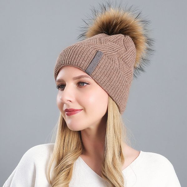 autumn and winter knitted hat cashmere curling brushed and thick really raccoon dog wool ball wool hat, Blue;gray
autumn and winter knitted hat cashmere curling brushed and thick really raccoon dog wool ball wool hat, Blue;gray